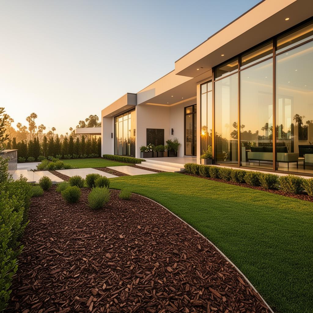 Pristine modern Orange County home prepared for listing photography